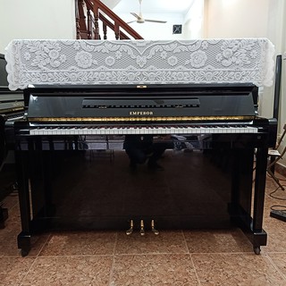 Khăn Phủ Đàn Piano Cơ | Ren Mây Mềm Mại | Chất Liệu Cao Cấp | Thiết Kế Sang Trọng | Phụ Kiện Đàn Piano