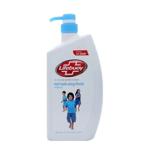 🌺🌺Sữa Tắm Lifebuoy Mát Lạnh Sảng Khoái - Hương Bạc Hà 850g