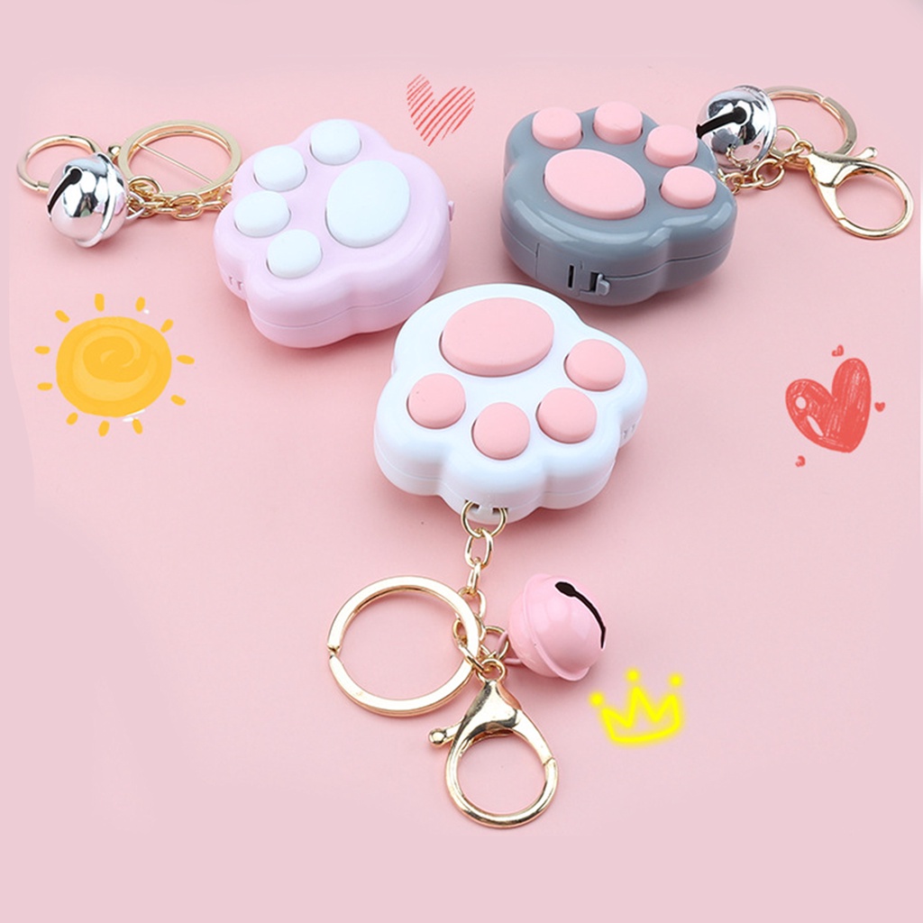 Chọn Của Jennie♥Móc Khóa Gắn Đồ Chơi Xả Stress Hình Chân Mèo Đáng Yêu