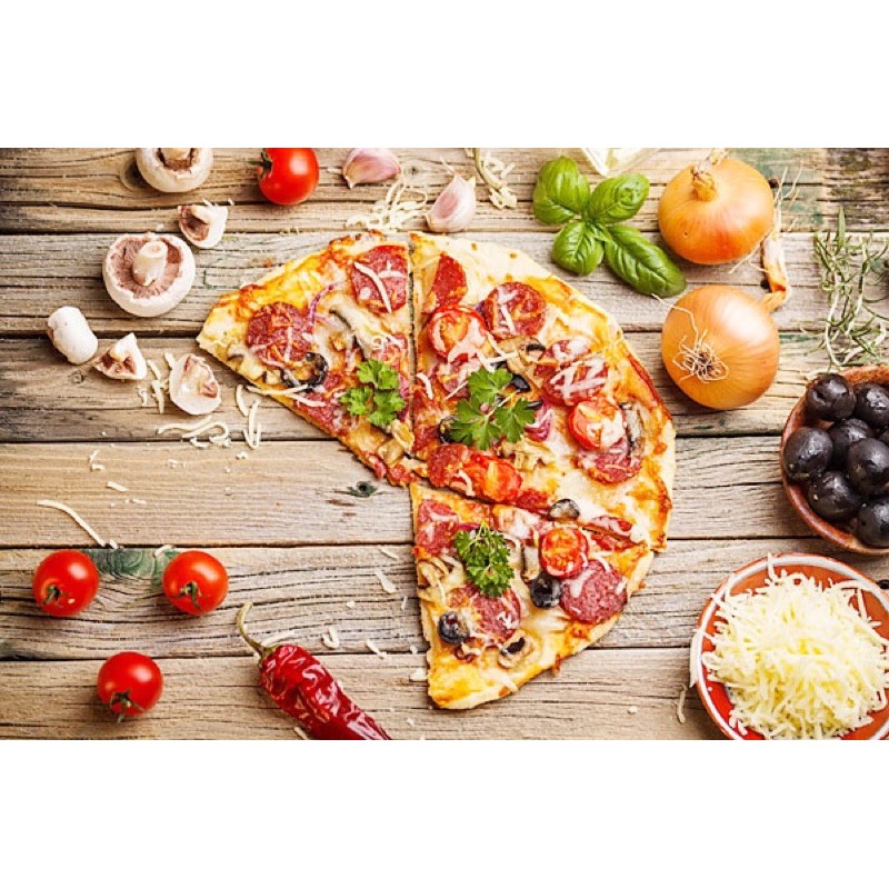 Đế bánh pizza (kèm sốt)