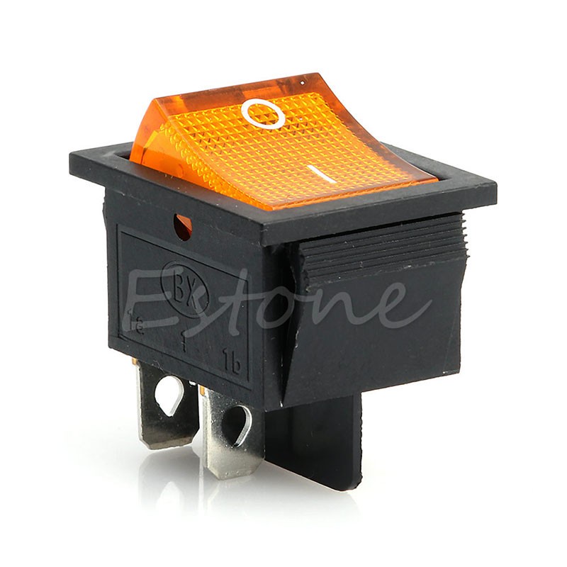 Set 10 Công Tắc Đèn Kcd4-201N 4 Pin On / Off 2 Vị Trí 250v Dpst 1 / 5 / 10 Cái