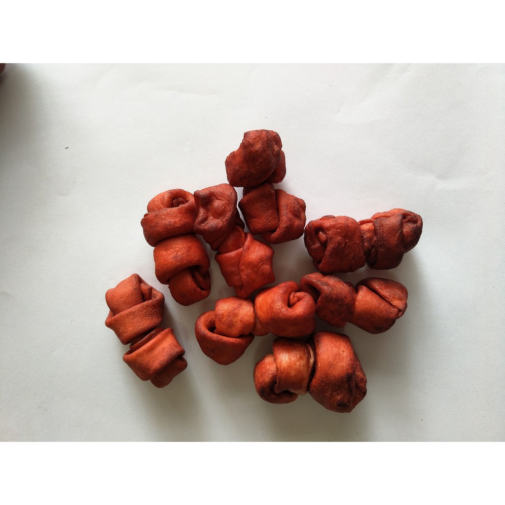 HN- Bộ 8 Xương xoắn da bò cho chó dưới 5kg (hanpet 368) xương cho chó gặm bổ máu bổ sung canxi và ngứa răng