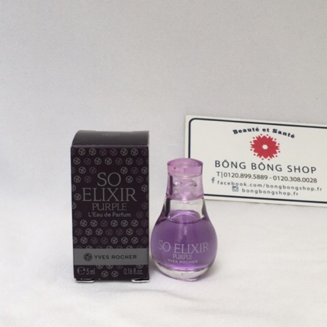 (Hàng Pháp) Nước hoa mini Yves Rocher So Elixir Purple 5ml