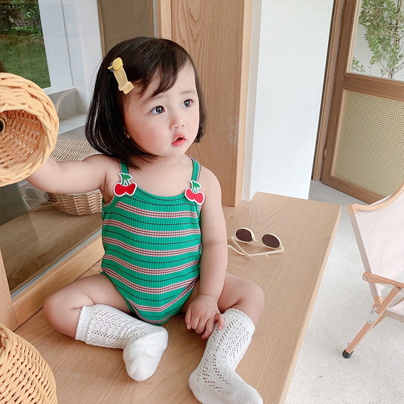 Baby Romper Sơ sinh Áo liền quần không tay Một mảnh Trẻ sơ sinh Bé trai Cô gái Trẻ em Cầu vồng Quần áo Thời trang Trẻ em &amp; Trẻ em AKKU