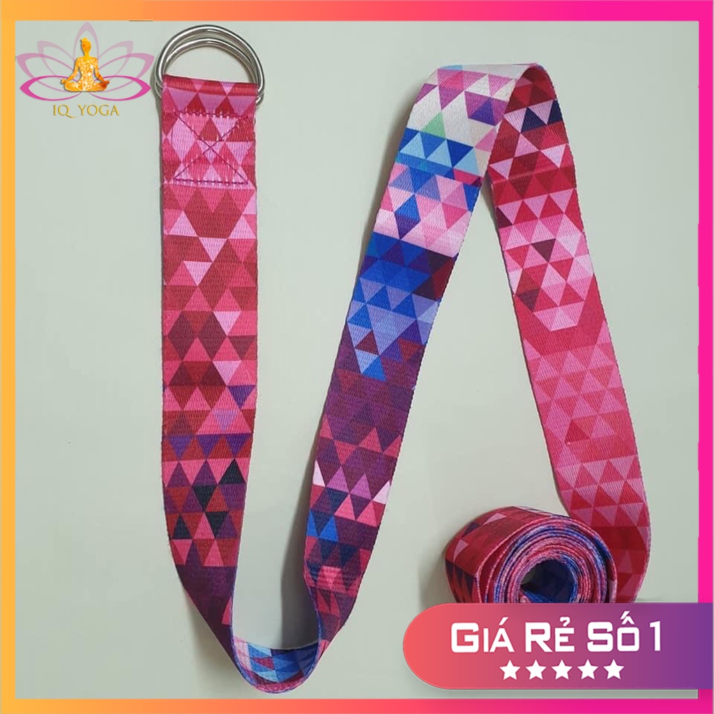 Dây hỗ trợ tập yoga hoa văn dài 2,5m cao cấp