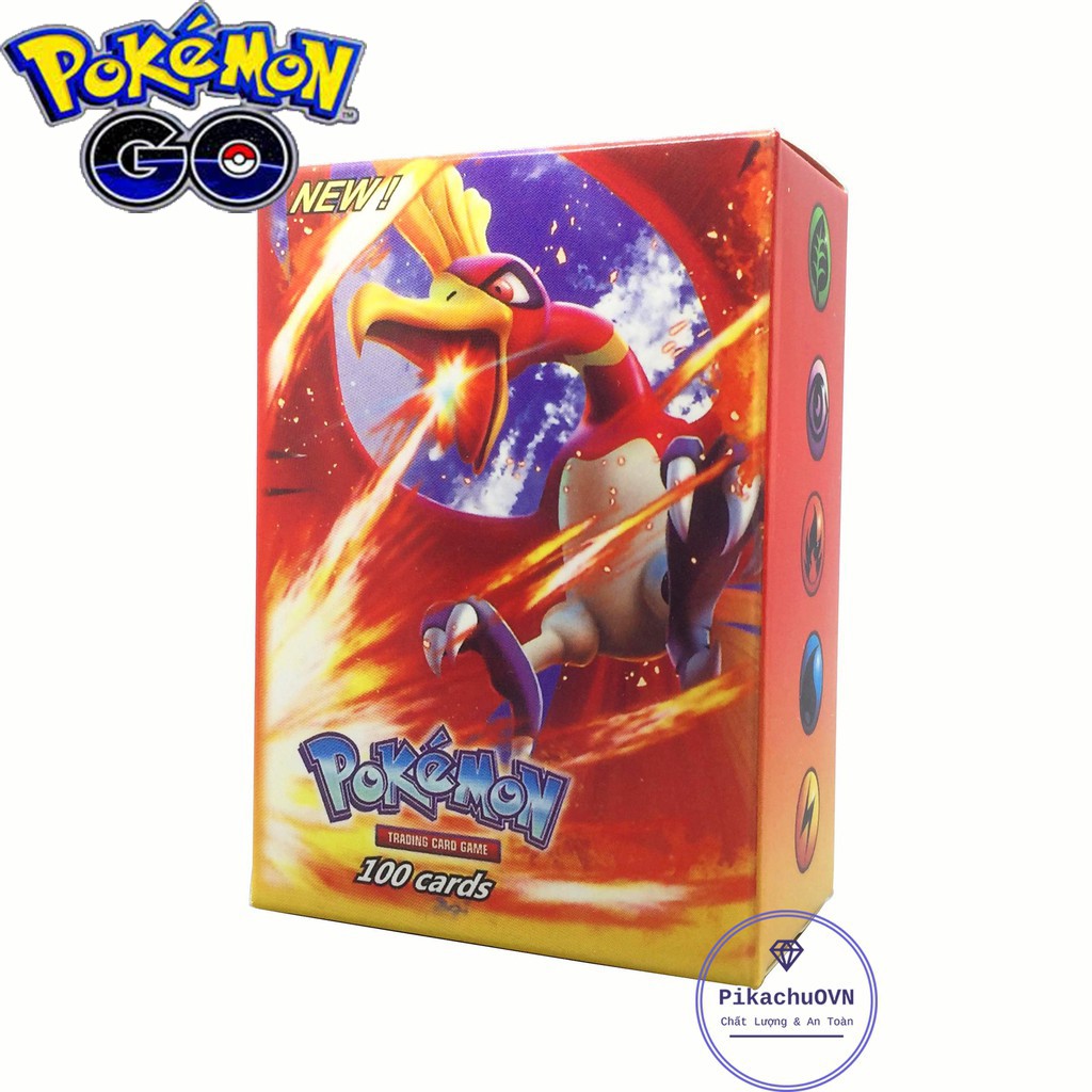 Bộ Thẻ Bài Pokemon TCG 100 Thẻ Bài 100Z  (89GX + 11TRAINER) TEAM Tag Team GX MEGA EX Sưu Tập, Chơi Đối Kháng New Đẹp