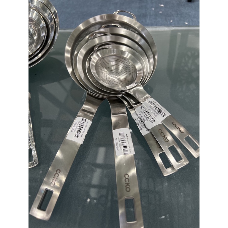 Muỗng/rây/vợt lưới lọc inox chống gỉ cao cấp CK9672