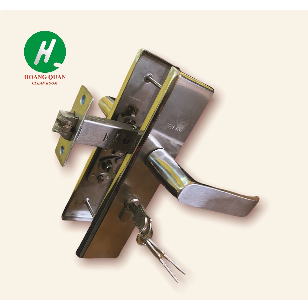 Khóa tay gạt inox 304 cho cửa panel Hoàng Quân
