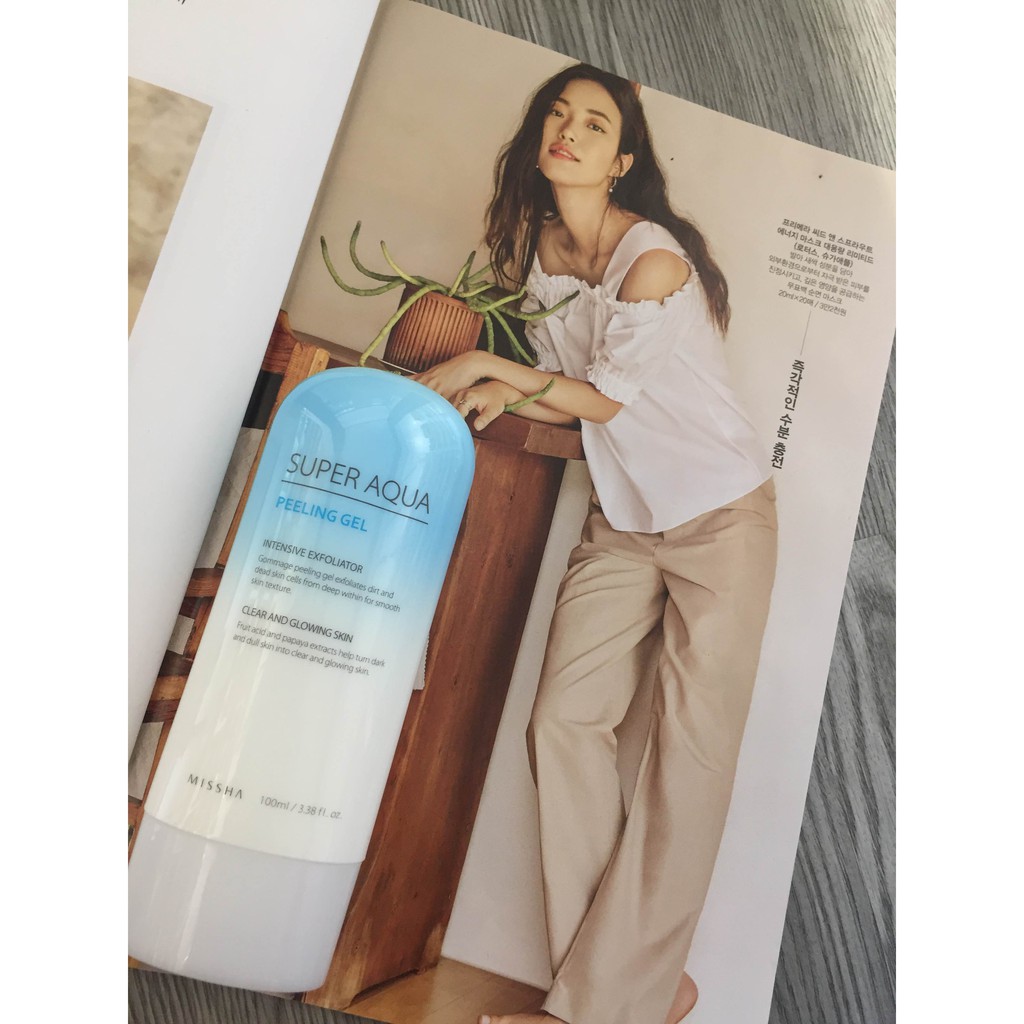 Tẩy da chết Missha Super Aqua Peeling Gel 100ml | BigBuy360 - bigbuy360.vn