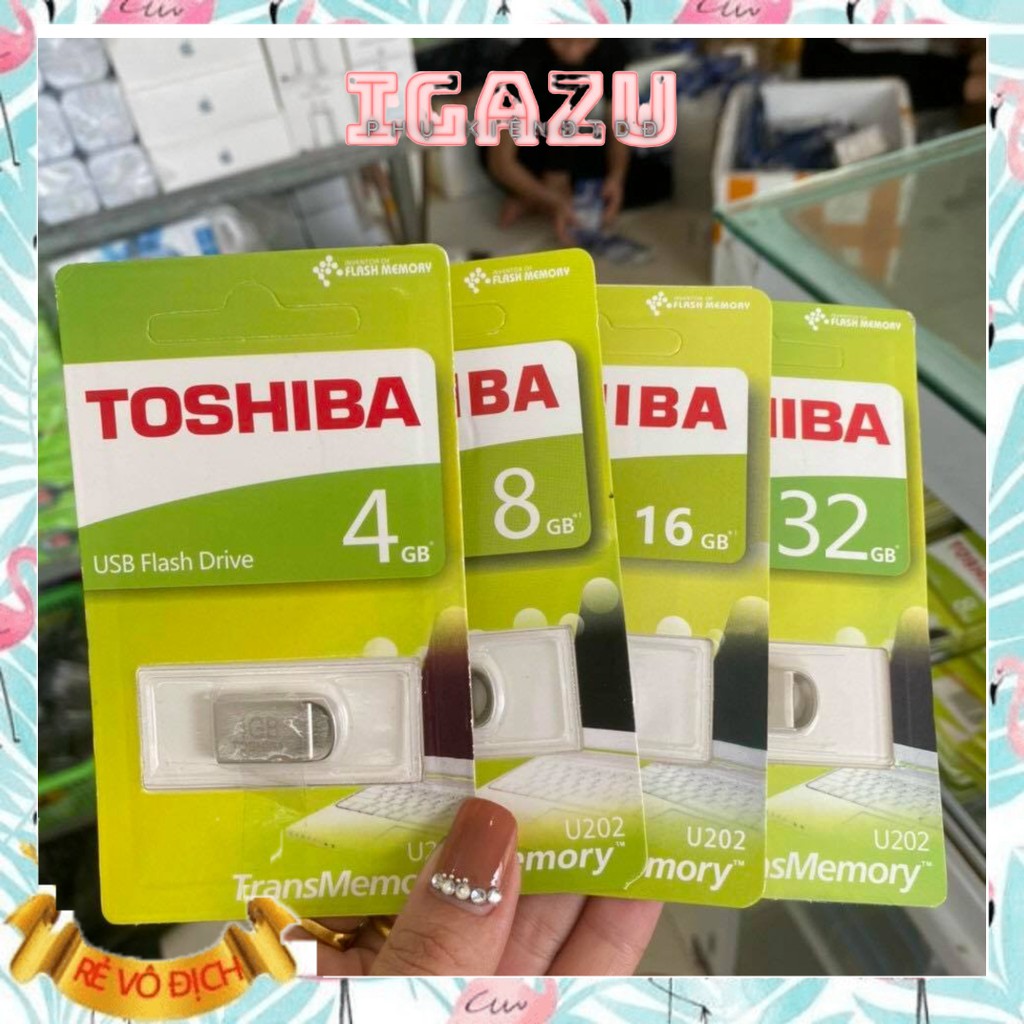 USB chống nước Tosiba 4Gb / 8Gb / 16Gb / 32Gb 2.0 Hàng chính hãng.Bảo hành 24 tháng - IGAZU