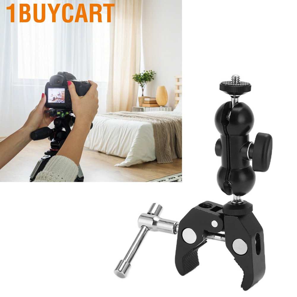 1 tay kẹp gắn camera với đầu bi 1/4 3/8 | BigBuy360 - bigbuy360.vn