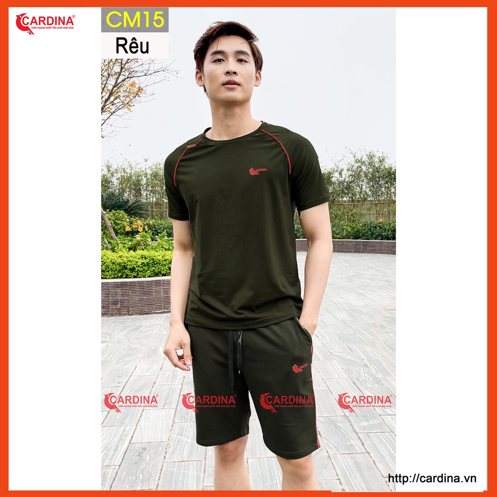 [Mã SKAMSALE06 giảm 10% tối đa 100K đơn 150K] Bộ Hè Nam 𝐂𝐀𝐑𝐃𝐈𝐍𝐀 Bộ Thể Thao Cotton Trơn Màu Năng Động Khỏe Khoắn | WebRaoVat - webraovat.net.vn