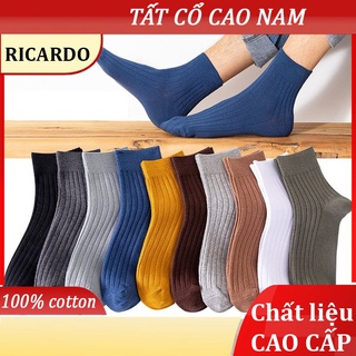 Tất nam cao cấp sợi tre Bamboo,Tất vớ nam nữ- Dạng cổ trung - Thương hiệu Việt