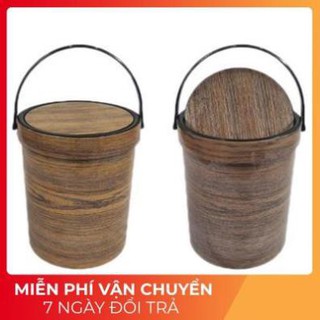 Thùng Rác Nắp Lật 8036 Nhựa Việt Nhật ,Thùng Đựng Rác , Đồ Gia Dụng Tiện Ích