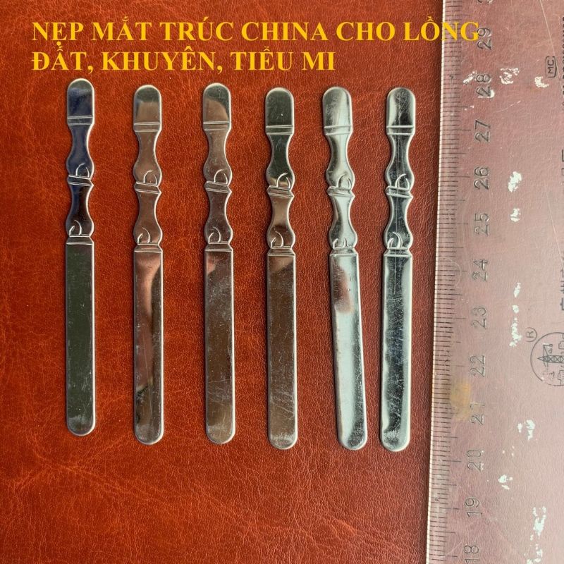 Combo 10 nẹp lồng chim inox hàng nội địa Trung, mới chưa sử dụng