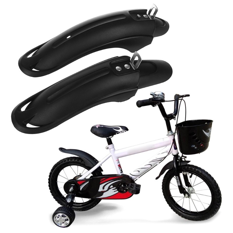 1 Cặp Chắn Bùn Cho Xe Đạp Trẻ Em 12 / 14 Inch