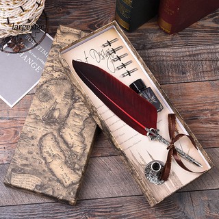 Bút máy viết mực hình lông chim thời trang cổ điển sành điệu