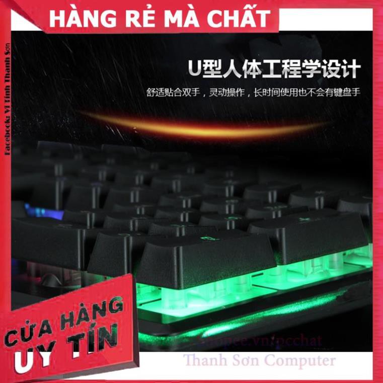 BỘ BÀN PHÍM VÀ CHUỘT GIẢ CƠ GAME R8 1910 LED ĐA MÀU - Linh Kiện Phụ Kiện PC Laptop Thanh Sơn