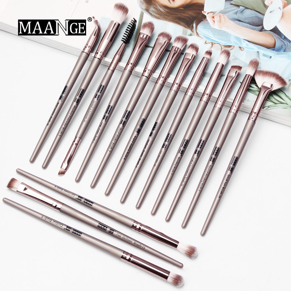 Bộ 15 Cọ Trang Điểm Maange Đánh Phấn Mắt Tiện Lợi