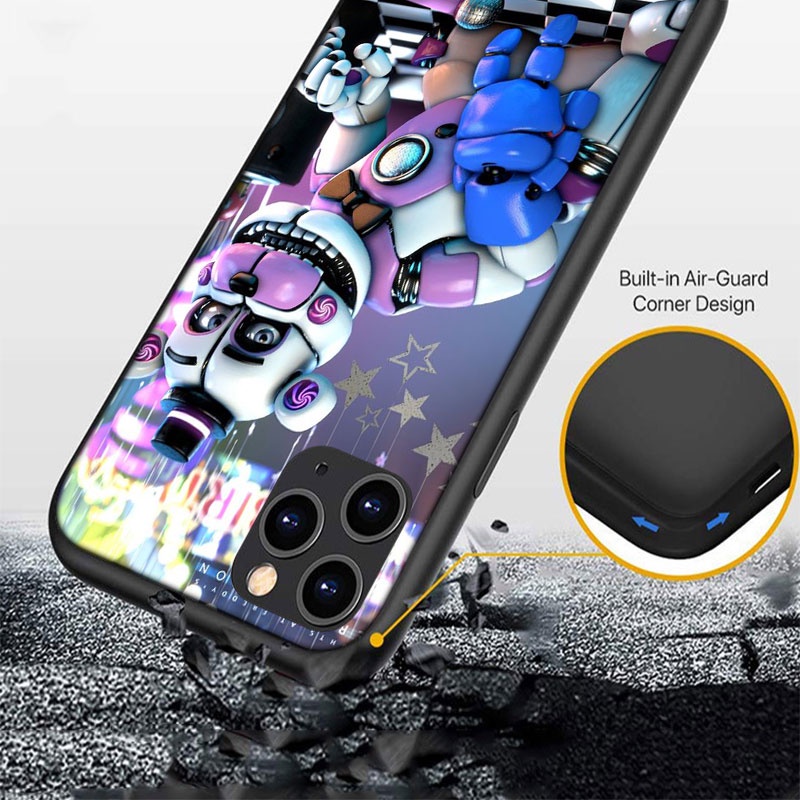 Ốp Điện Thoại Silicon Dẻo In Hình Game Kinh Dị FO25 FNAF Cho iPhone 5 5S 6 6S 7 8 11 Pro Max Plus SE XR