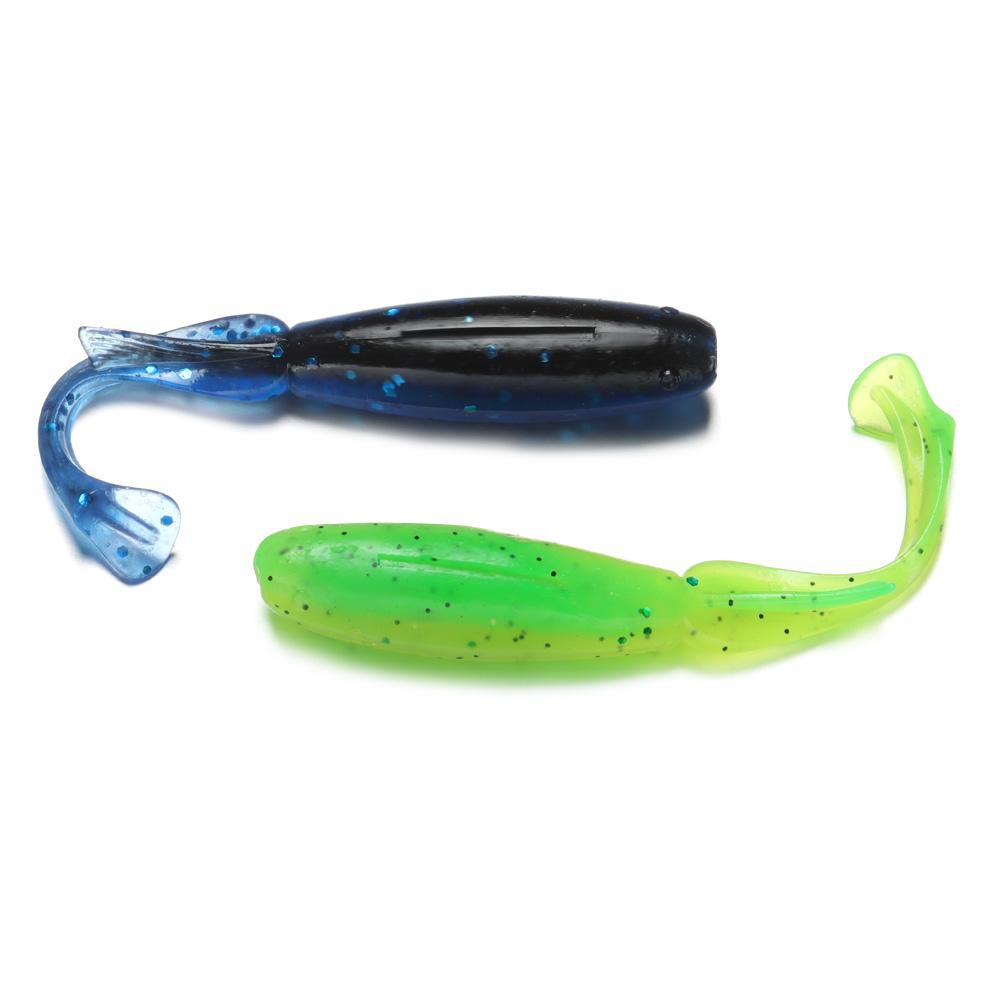 MUVAKO Set 10 mồi câu cá giả wobbler  mềm mại 8cm 3.4g