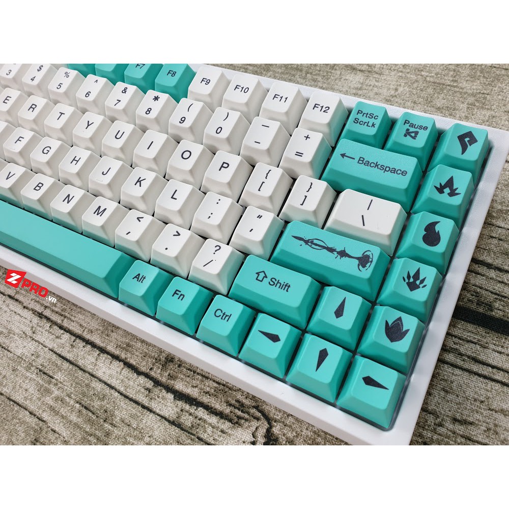 [Mã SKAMAP6 giảm 8% đơn 250k]Bàn phím cơ Keycool 84 Cyan - BH 2 năm