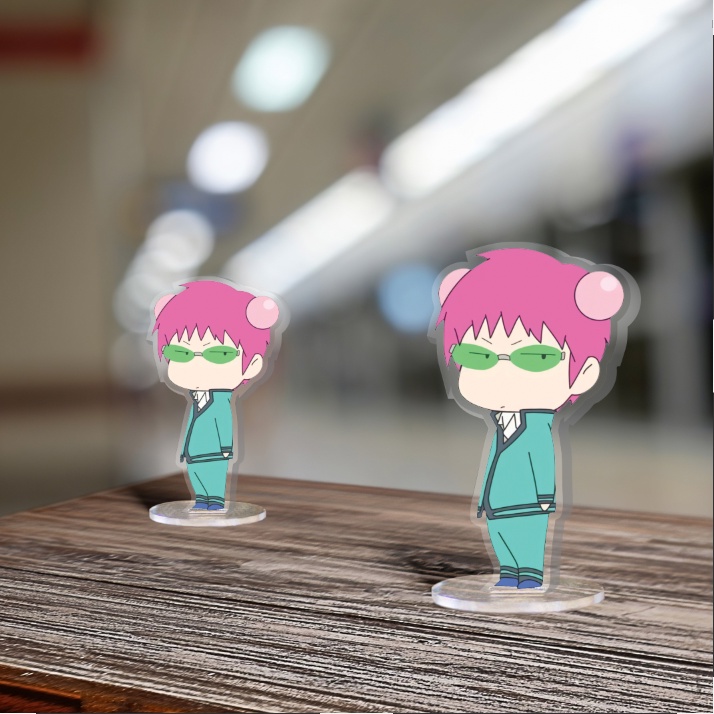 Mô Hình Standee Anime Saiki Kusuo no Psi-nan Chất liệu Acrylic trang trí góc học tập bàn làm việc