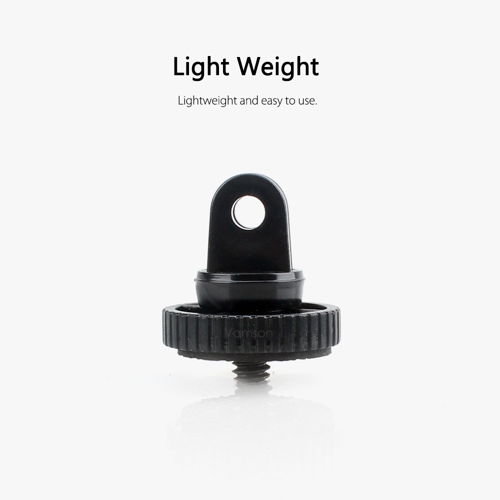 Phụ Kiện Chuyển Đổi Giá Đỡ Ba Chân Mini Cho Gopro 1/4&amp;quot; Gậy Đỡ Máy Ảnh GoPro Hero 6 5 4 3+ 3 2 Xiaomi YI Camera VP103