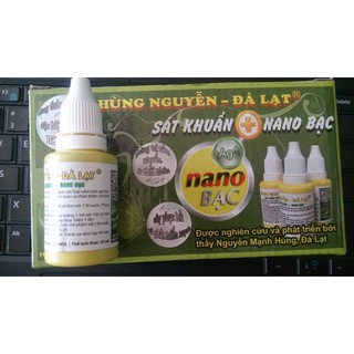 Chế phẩm nano bạc Hùng Nguyễn 1 lọ 20ml