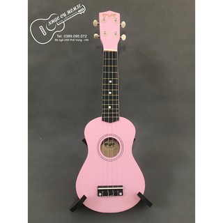 ĐÀN UKULELE SOPRANO PINK ( MUA 1 TẶNG 4 )