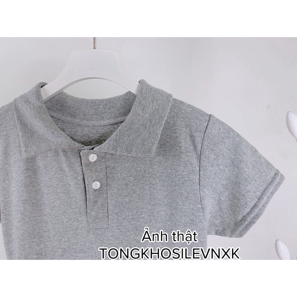 Đầm Nữ Polo Trơn 5 Màu 🦋 Váy Ngắn Nữ BODY Dáng Ôm Tay Lỡ