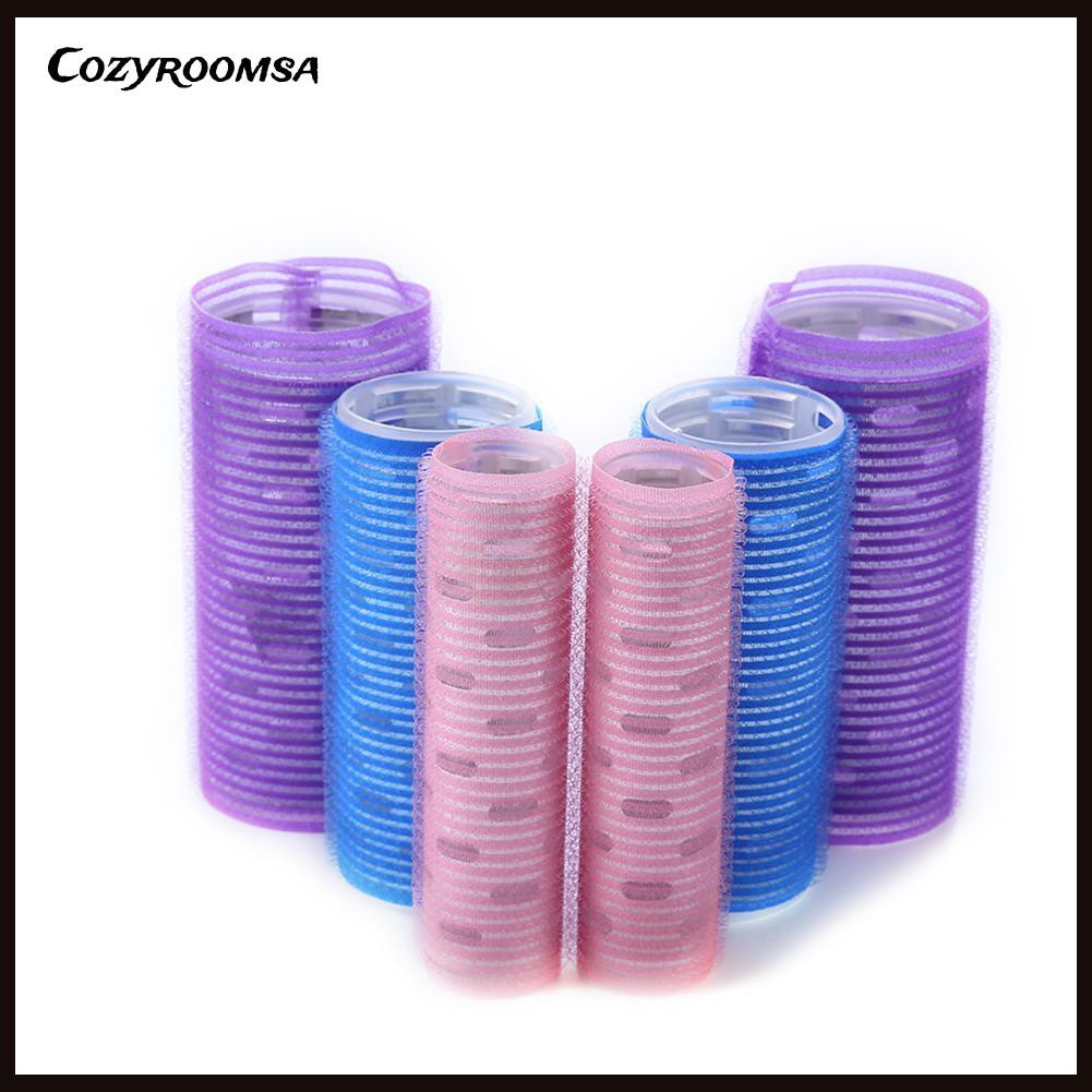 Set 2 Lô Uốn Tóc Tự Dính Dùng Để Tạo Kiểu Tóc Tiện Lợi