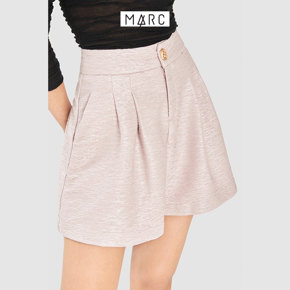 Quần nữ MARC FASHION short vải texture nhấn 4 ly | BigBuy360 - bigbuy360.vn