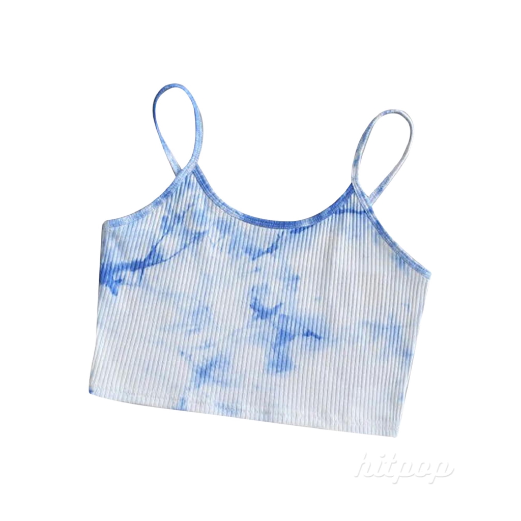 [Mã FAMAYWA giảm 10K đơn 50K] Áo Thun Nữ Cộc Tay Cổ Tròn In Hình Màu Loang Cá Tính | BigBuy360 - bigbuy360.vn