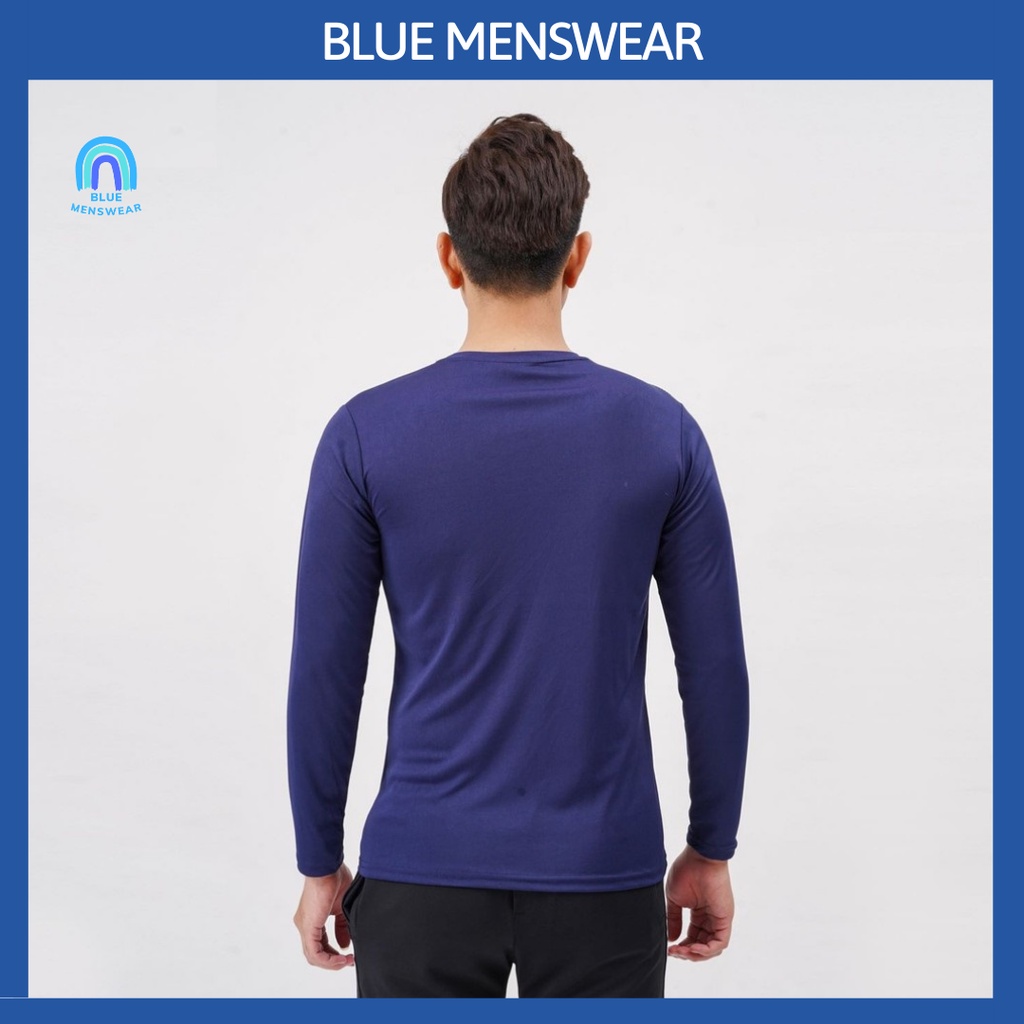 Áo Giữ Nhiệt Nam thể thao đẹp dài tay cao cấp AT28 - BLUE MENSWEAR | BigBuy360 - bigbuy360.vn