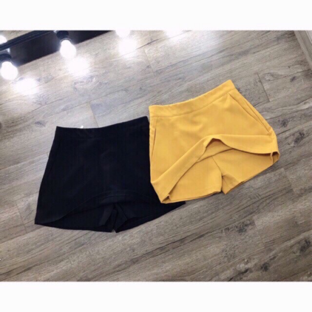 [ Mã FAMAYWA giảm 10K đơn 50K] Quần giả váy chữ A chất liệu tuyết mưa