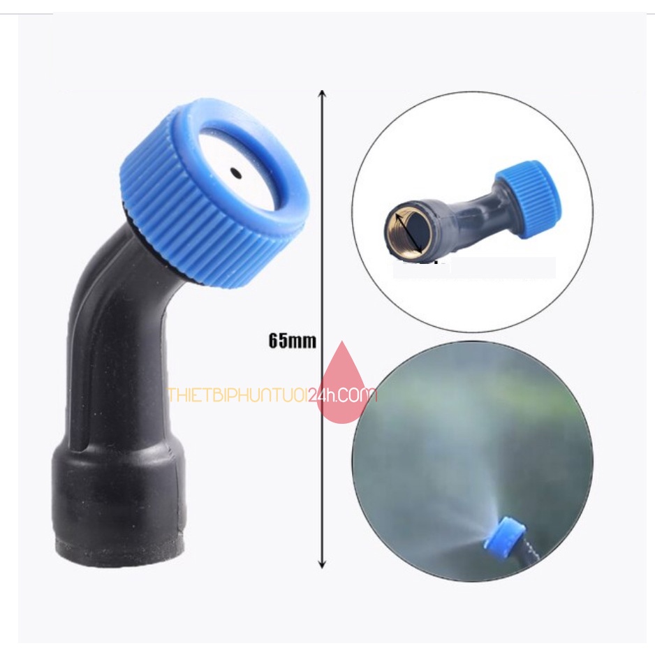 Béc phun sương bình xịt điện ren 13mm bình phun xịt tưới lan tưới cây sương mịn không hao nước - MHL