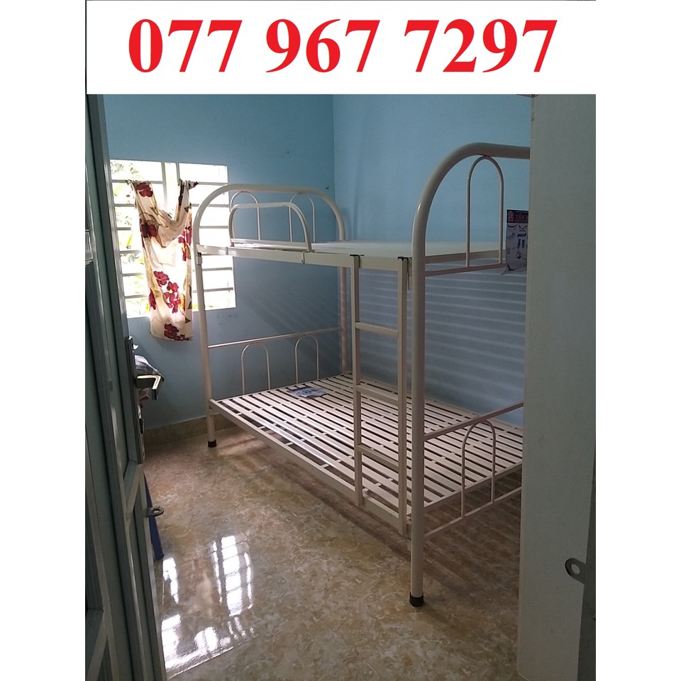 Giường sắt 2 tầng ngang 1m 80cm 1m2 giường đẹp và chắc chắc, hàng new 100% giao hàng toàn quốc