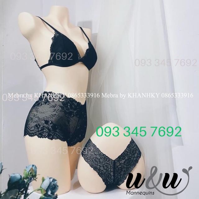 Combo manocanh và mong tim mặc đồ lót