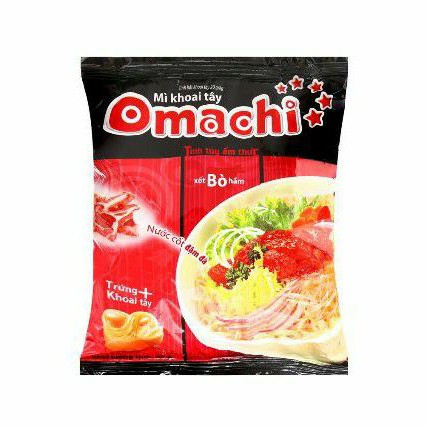 Mì Omachi Xốt Bò Hầm Gói 80g