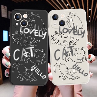 Ốp Điện Thoại Silicon TPU Mềm Hình Chó Mèo Cho iPhone 6 6S 6 + 6S + 7 + 8 + X XS XR XS Max 11 12 13 Pro Max HP