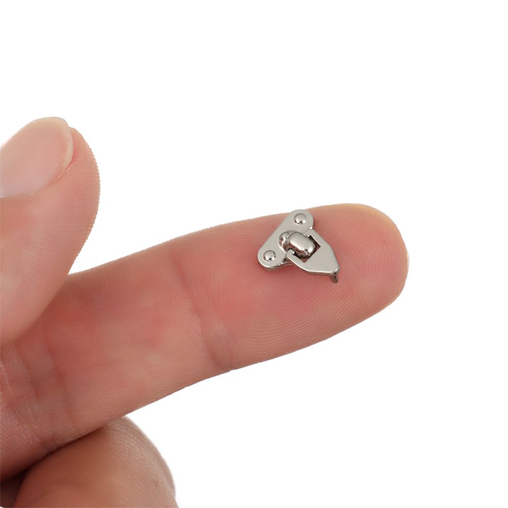 Set 4 miếng bảo vệ góc làm khóa túi xách búp bê dạng hộp mini 5 màu 4 kiểu lựa chọn bằng kim loại thủ công DIY