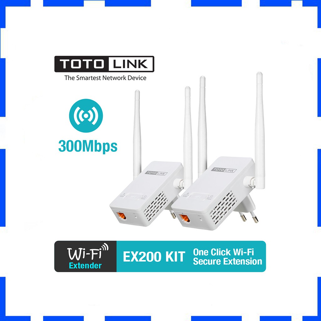 [ Giá Gốc ] Kích wifi Totolink EX200  Màu trắng  Thiết bị kích sóng wifi  Chính hãng  BH 36 T