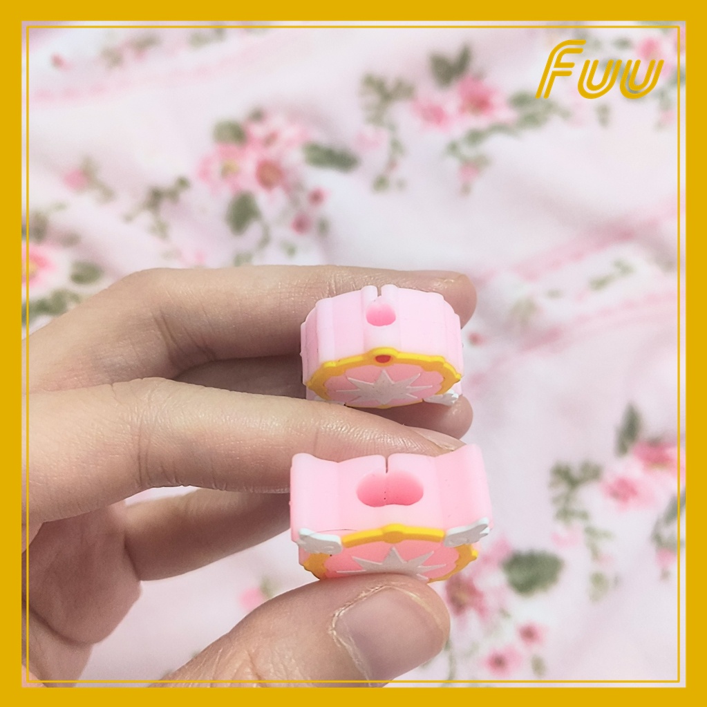 Nút bảo vệ đầu cáp sạc, tai nghe Sakura Thủ Lĩnh Thẻ Bài  mẫu 4