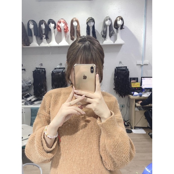 Mái buộc 3D tóc thật