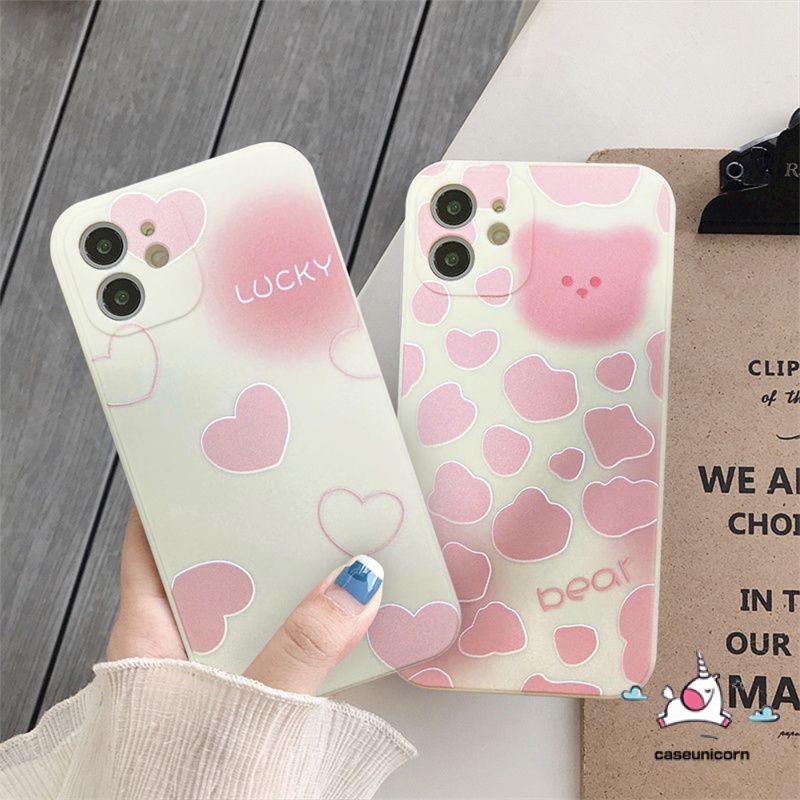 Ốp lưng iphone cạnh vuông hồng BVC 6s/6splus/7/7plus/8/8plus/x/xr/xs/11/12/13/14/pro/max/plus/promax BVC974