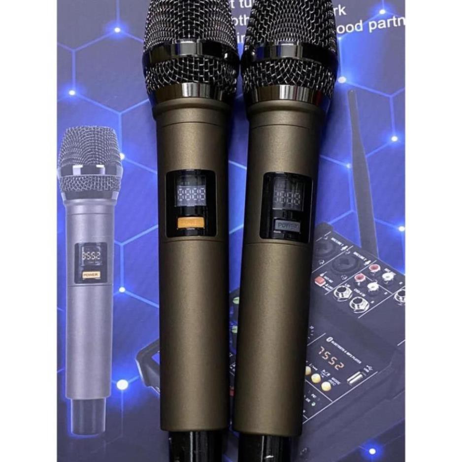Bộ mixer Yamaha G4 USB chuyên karaoke, livestream, thu âm cao cấp - tặng kèm 2 micro không dây