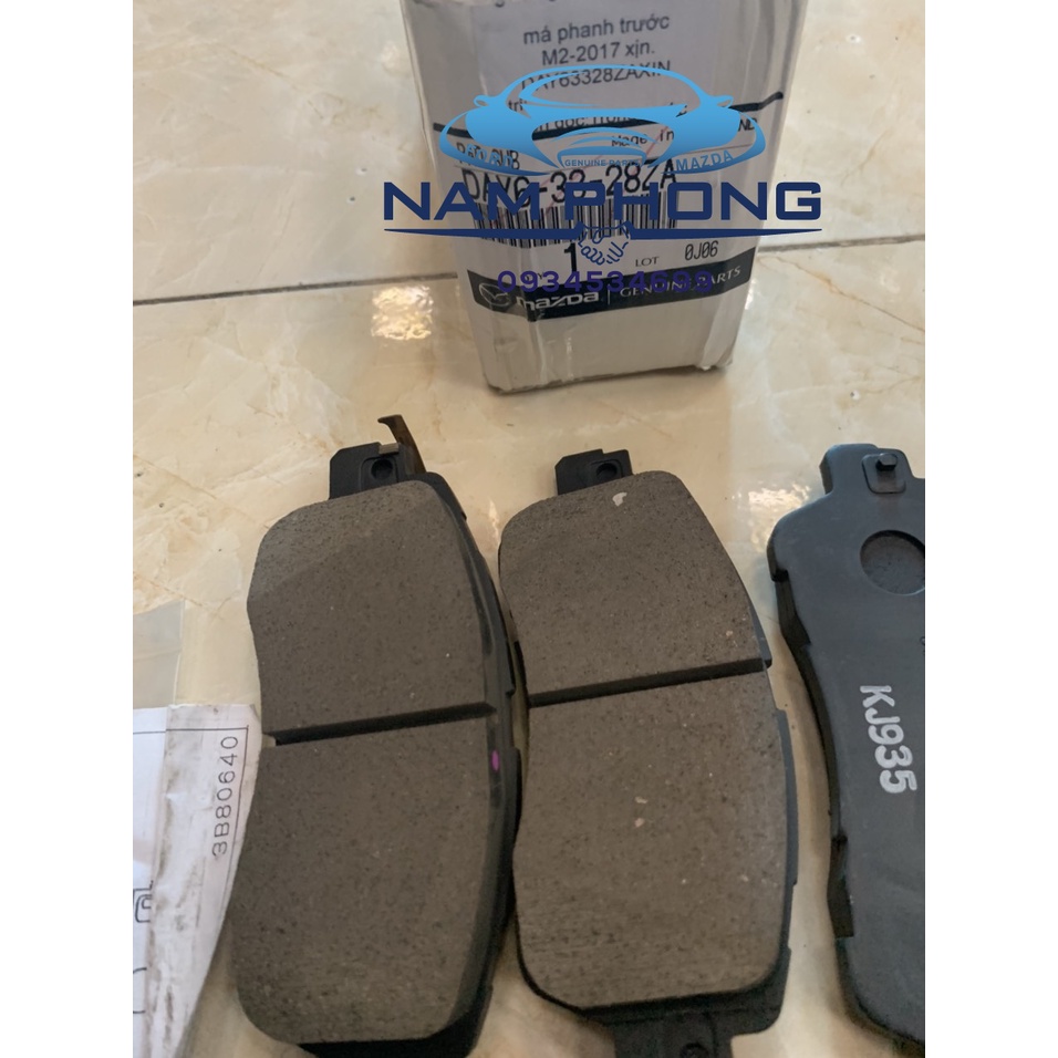 Má phanh trước Mazda 2 2017-2019 xịn - DAY63328ZAXIN