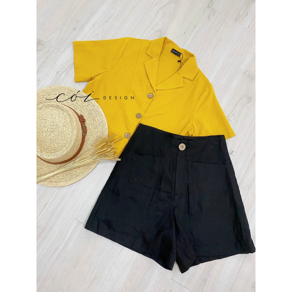 Quần short linen TT Cói Design