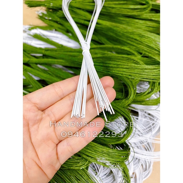Kẽm trắng làm hoa, cắm bánh 80cm